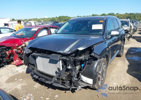 2025 Hyundai Palisade Sel Premium from USA, damaged, VIN KM8R4DGEXSU917605